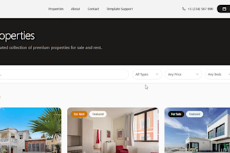 build a professional real estate website for agencies