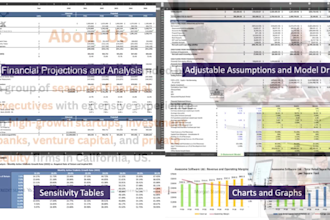 build 3 statement financial model for fundraising and investor reporting