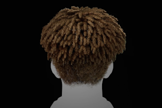 do 3d realistic metahuman character hair, xgen hair,  unreal engine hair groom