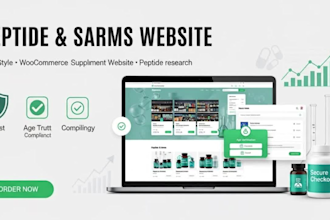 build fda compliant peptide website research peptide woocommerce sarms website