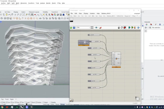 do 3d modeling, parametric design in rhino and grasshopper