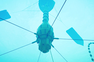 create 3d offshore engineering and wind turbine 3d animation