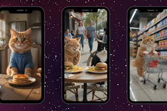 create ai cat video, ai animals shorts, ai youtube shorts