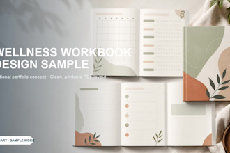 design an editable ebook, workbook, or PDF lead magnet