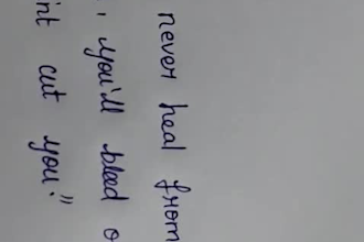 write stuff in a good and neat handwriting