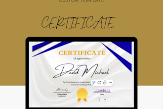 design diploma, award, custom and school certificate