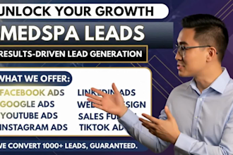 generate premium med spa leads for botox, fillers, laser and cosmetic clinics