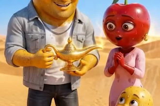 create funny ai fruits videos, animated fruit characters, and food animations
