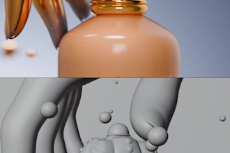 commercial 3d blender animation 3d, product video, product rendering, modelling