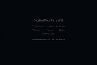 create professional 2d autocad floor plans and drawings