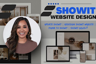 update showit website redesign showit customize showit template, development SEO