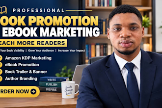 do book promotion and amazon KDP marketing