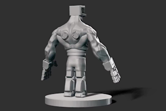 sculpt high quality 3d characters