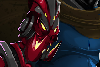 design a custom stylized character concept for games or toys