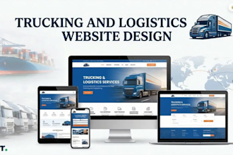 create your trucking logistics website