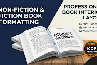 experienced kdp book formatting expert book interior layout formatting indesign