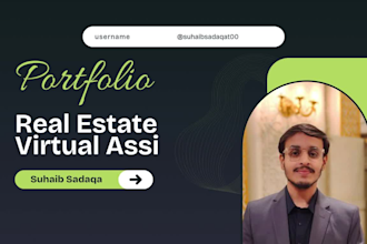 be your personal real estate virtual assistant
