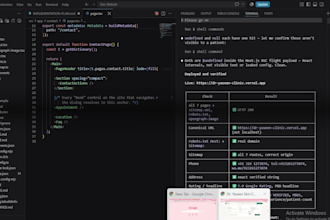 business websites via claude code agentic coding