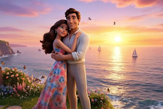 3d pixar ai animated proposal video 3d ai romantic storytelling ai love stories