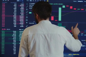 high CTR stock market youtube thumbnail design