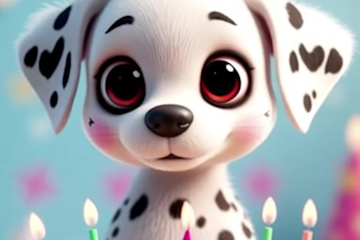 make a cute ai talking pet video greeting