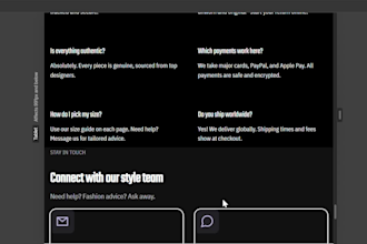 design a clean and responsive ecommerce website