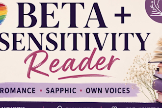 be your lgbtq disability sensitivity reader and romance beta reader