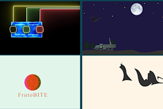 animate your logo with 2d cartoon motion graphics