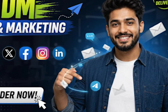 do whatsapp  mass dm, instagram mass dm,  facebook and telegram mass dm