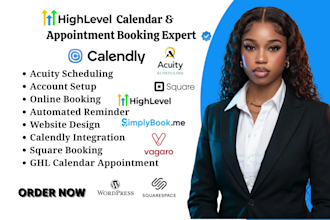 setup calendly acuity scheduling simplybookme square appointment booking ghl
