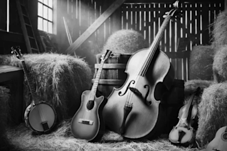 bluegrass, banjo, cello, ukulele, mandolin track, folk music, fiddle for country