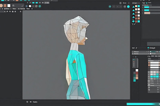 create custom 3d character model, rigging and animation in blender