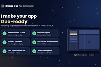 update your ios app for the iphone duo foldable with swiftui or uikit