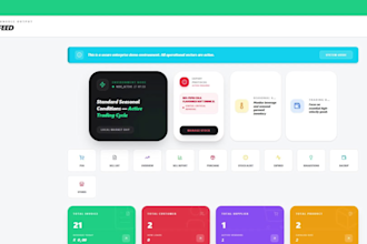 create modern web site