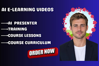 create ai elearning video training lessons, ai elearning video training courses