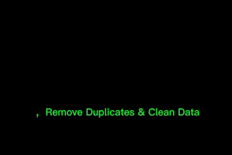do fast and accurate data entry in excel, PDF, CRM