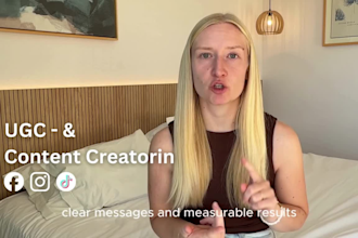create authentic professional ugc videos for you