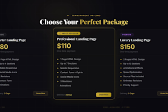 design a premium landing page for coaches, consultants and entrepreneurs