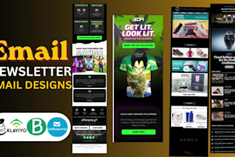 create canva newsletter email template, klaviyo email design brevo mailerlite