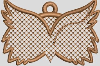 digitize custom fsl embroidery earrings necklace for embroidery machine