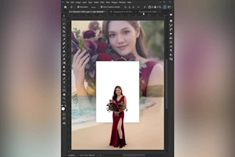 desing a stunning wedding album in photoshop