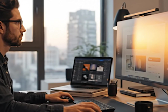do ai website hero video, website header, ai website video, GIF, animated banner