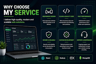 develop a modern mern stack website
