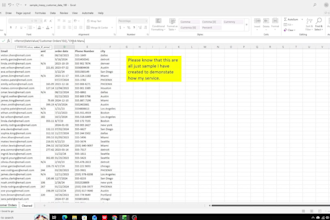 clean and organize your messy excel data