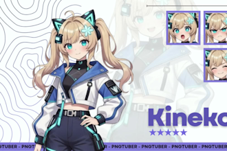 design pngtuber model or customized png tuber avatar chara