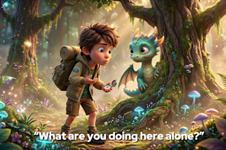 design consistent character ai 3d cartoon animation story videos