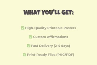 design  printable african kids affirmation posters