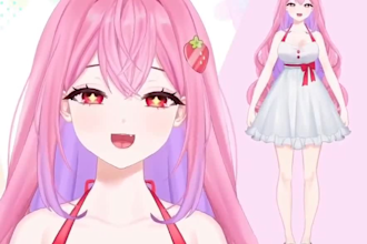 draw and rig advance live2d vtuber model anime vtuber 3d vtuber model
