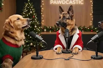 create ai talking dog videos, christmas greetings, pet podcasts and lip sync