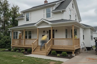 create ai before and after renovation transformation videos